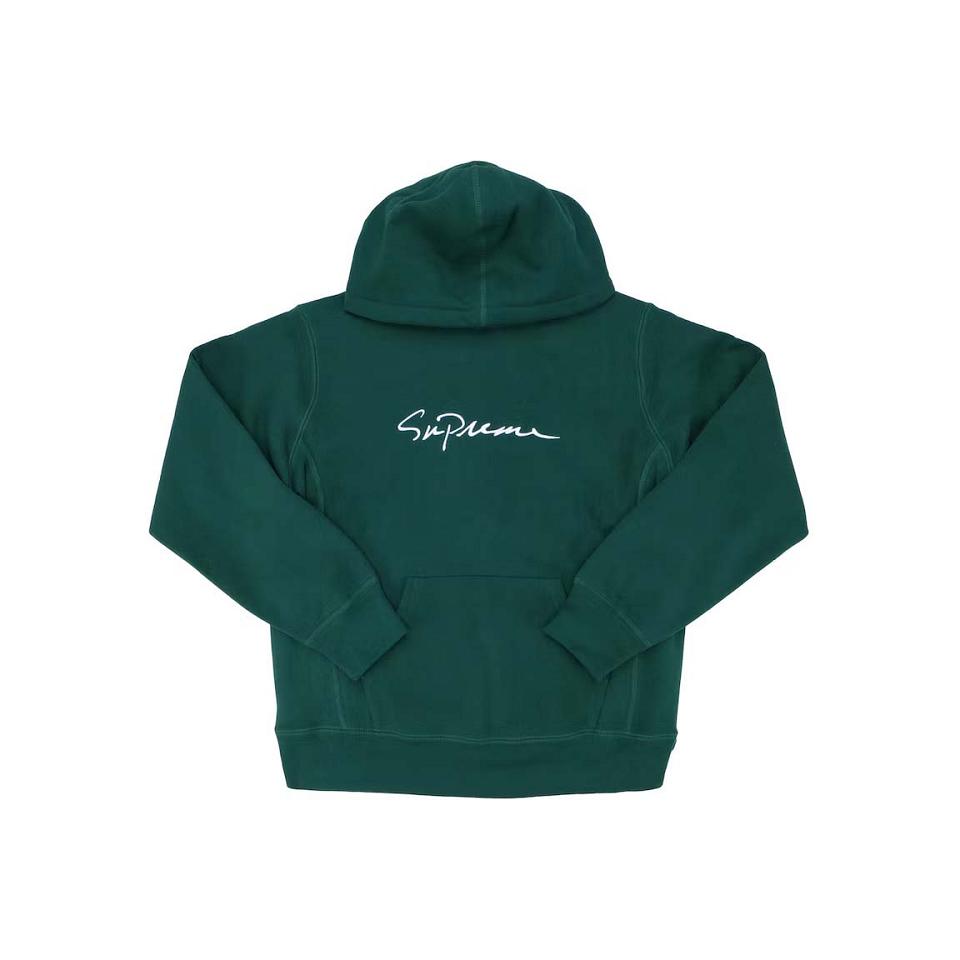 Sudaderas Supreme Classic Script Hooded Verde | Supreme 361AP